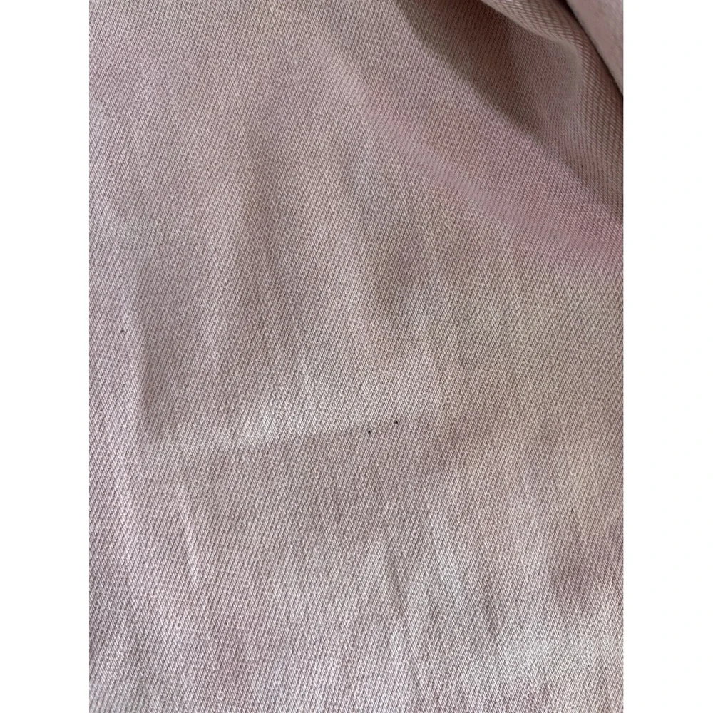 Paige Nellie High Rise Wide Leg Tie‎ Waist Jeans Pink Raw Hem Size 24